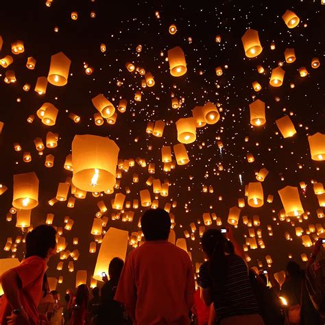 Floating Lantern Festival Thailand 83 Unreal Places You Thought Only