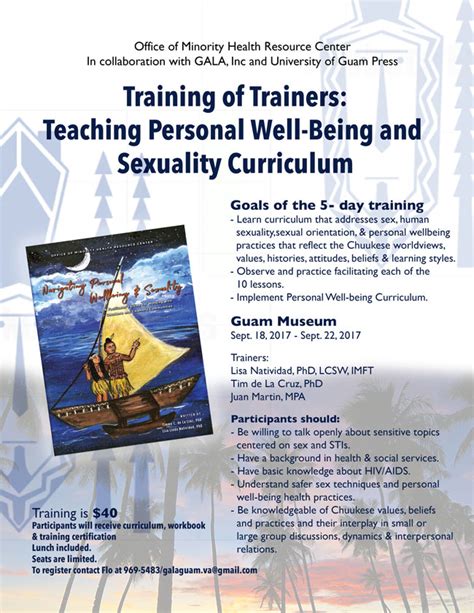culture based well being and sexuality curriculum available