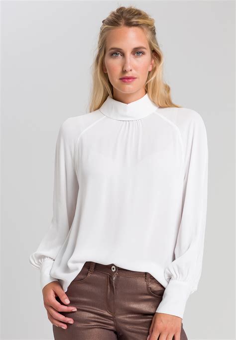 blouse  roll collar blouses fashion