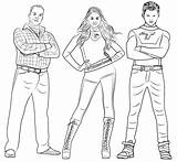 Thundermans Coloring Pages Max Phoebe Printable Hank Five Children Cool sketch template