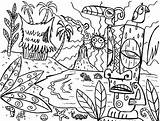 Coloring Hawaii Pages Luau Tiki Hawaiian Kids Drawing Sheets Getdrawings Mask Fun Tattoo Flower Mythical Letscolorit sketch template