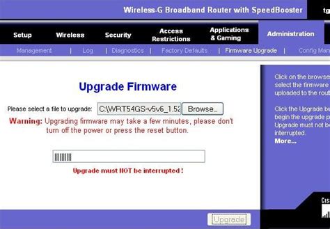 easy steps  upgrade linksys wireless router firmware