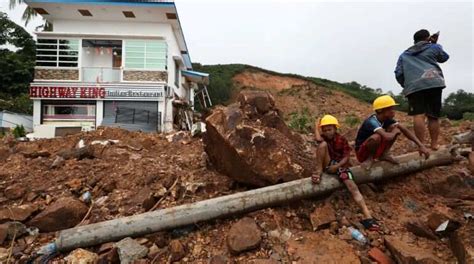 Myanmar Floods Death Toll Due To Landslide Climbs To 59 South Asia News