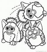 Furby Furbie Ausmalbilder Coloriages Malvorlagen 2046 Coloriage Animes Furbys sketch template