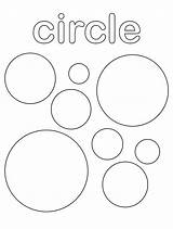 Circle Coloring Pages Shapes Circles Shape Printable 3d Color Preschool Kids Worksheets Worksheet Toddlers Preschoolers Colouring Sheets Toddler Drawing Colors sketch template