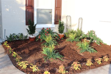 planting artificial outdoor plants