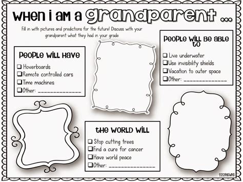 grandparents day  upper elementary  grade social studies