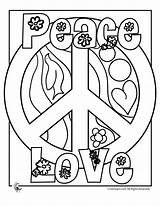 Peace Coloring Pages sketch template
