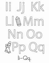 Book Lowercase Uppercase Alphabets Sheet sketch template