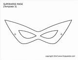Mask Superhero Printable Templates Coloring Firstpalette Pages sketch template