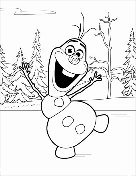 olaf face coloring page coloring pages