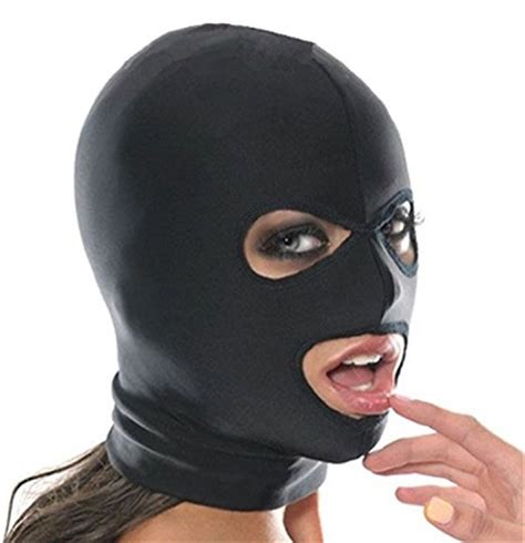 buy sex spandex blindfold face full mask