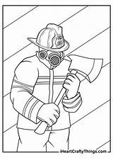 Coloring Fireman Iheartcraftythings sketch template