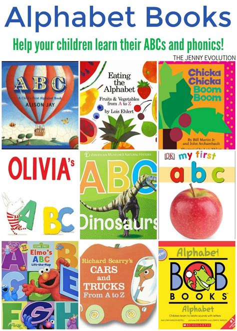 abc alphabet books  kids  jenny evolution