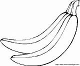 Banane Platanos Groente Kleurplaten Platano Frutas Frutta Coloriages Fruchte Malvorlagen Immagine Coloring Kleurplaat Ausmalbild Animaatjes Frucht Obst Webbrowser Genügt Benutzen sketch template