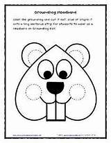 Groundhog Hog Groundhogs Activity Daycare Preschoolers Teacherspayteachers Marmotte sketch template