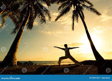 sunset yoga stock image image  outdoor adult relaxation