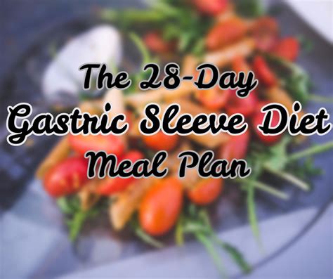 gastric sleeve post op diet  day meal plan  beginners