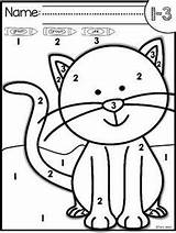 Color Number Numbers Practice Sheets Kindergarten Cat Coloring Worksheets Preschool Pages Printable Math Printables Kids Teacherspayteachers Para Information Colors Activities sketch template