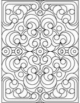 Coloring Deco Pages Patterns Ups Grown Print sketch template