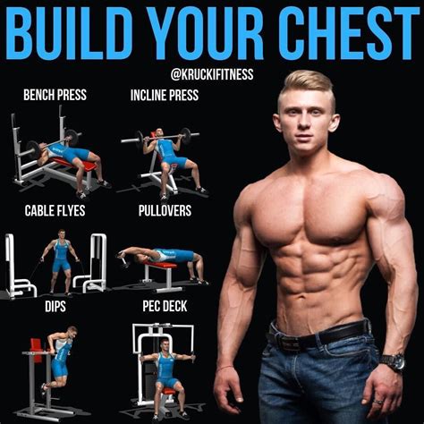 Build Your Chest Fitness Fit Gym Sport Chest Workout