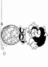 Mafalda Colorir Globo Brincando Imprimir Hellokids Viajante Criancas Existe Línea sketch template