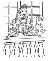 Barbie Coloring Princess Pages Printable Disney Ausmalbilder Christmas Prinzessin Romantic Colouring Malvorlagen Queen Print Zum Cartoon Girls Ken Ausdrucken Katherine sketch template