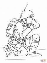 Coloring Pages Army Kids War Soldier Printable sketch template