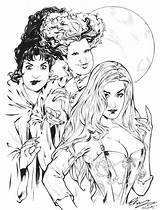 Sanderson Sisters Pocus Hocus Coloring Pages Chatzoudis Elias Halloween Witch Deviantart Colouring Sheets Drawings Printable Disney Adult Spell Choose Board sketch template