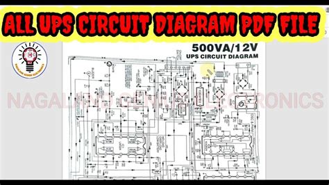 ups circuit diagram  youtube