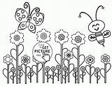 Coloring Pages Bee Spring Butterfly Color Funny Kids Choose Board Fun Printable sketch template