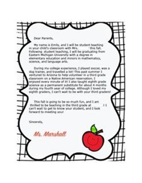 meet  teacher letter  images letter  teacher teacher
