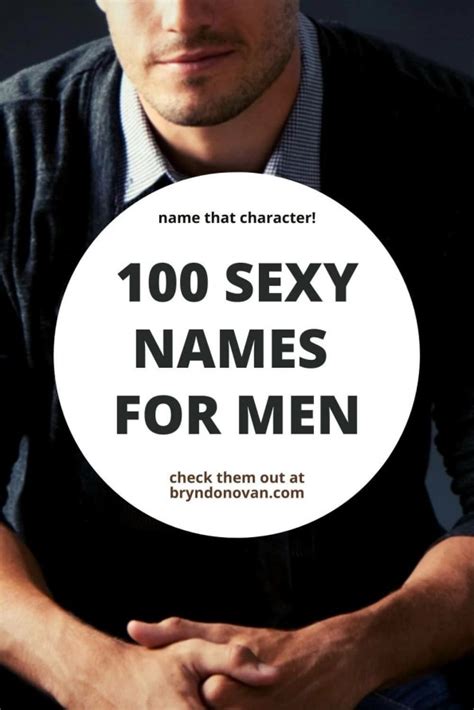 100 sexy names for men