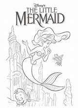 Mermaid Coloring Little Pages Disney Logo Ariel Printable Print Pages9 Princess Kids Colouring Book Color Activities Cover Worksheets Birthday Cartoon sketch template
