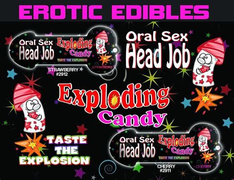 Yummy Mouth Oral Sex Candy Exploding Candy Blowjob Enhancer Flavored