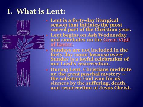 ppt the liturgical season of lent powerpoint presentation free