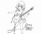 Coloring Live School After Hirasawa Yui Pages Action Another sketch template