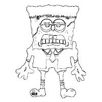 vampire coloring pages spongebob halloween coloring pages