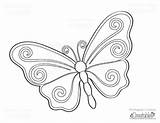 Coloring Butterfly Printable Swirl Creatables Pages Kids Easy Size Printablecuttablecreatables Rainy sketch template