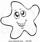 Starfish Coloring Happy Outline Clipart Illustration Visekart Royalty Rf 2021 sketch template
