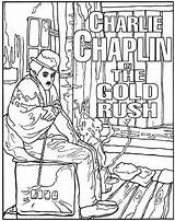 Coloring Pages Adult Movie Chaplin Charlie Colouring Classic Movies Book Posters sketch template
