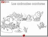 Coloring Pages Singing Animals Para Colorear Cantores Animales Los 為孩子的色頁 sketch template