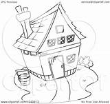 House Outline Coloring Barn Illustration Clip Royalty Bnp Studio Rf Clipart 2021 sketch template