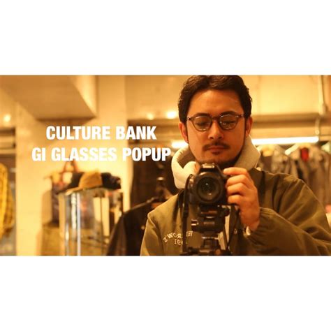 culture bank gi glasses pop up スマクロ二子玉川店のスタッフブログ