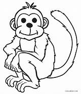 Monkey Coloring Pages Valentine Adults Getcolorings Printable sketch template