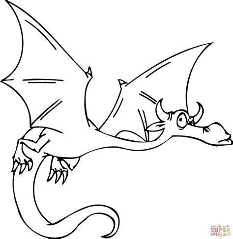 flying dragon coloring pages cute   flying dragon