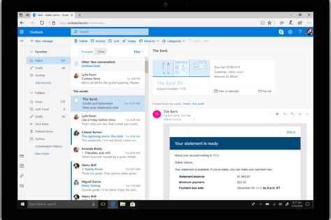 microsoft reveals lots   outlook features  gmail redesign  verge