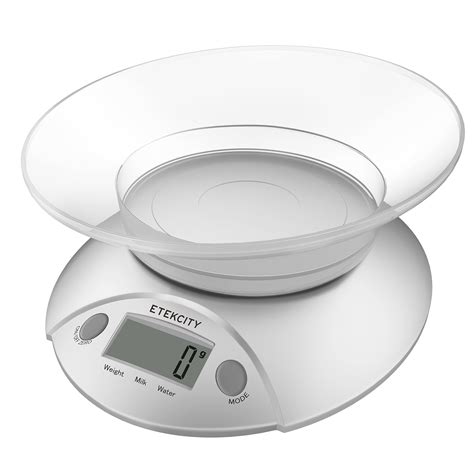 etekcity digital food scale  multifunction kitchen weight scale  removable bowl  lb