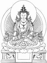 Coloring Pages Buddha Buddhism Advertisement Doghousemusic sketch template