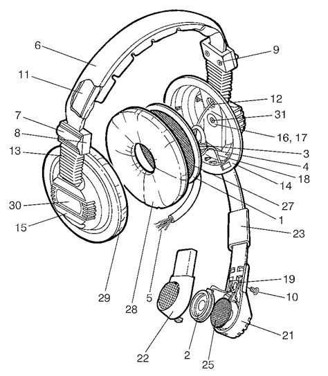charley cole parts  headphones diagram